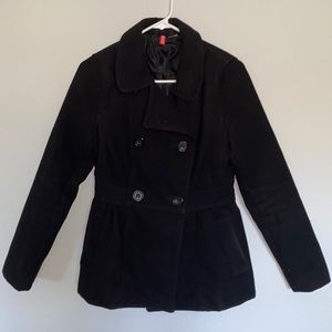 Black pea coat